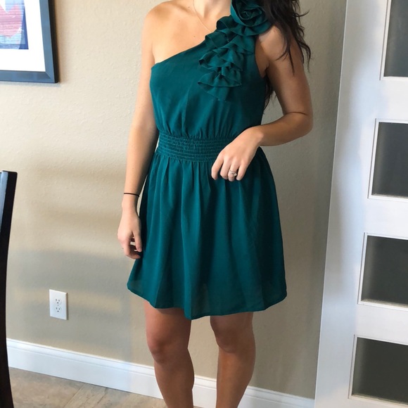 one shoulder dress forever 21